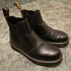 Dr. Martens Platform Chelsea Boots Vegan Leather